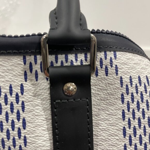 Louis Vuitton Damier Azur Latitude America's Cup Keepall Bandouliere 45 (103394) - Picture 13 of 16